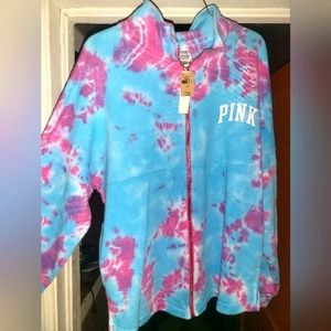 PINK zip up sweater jacket